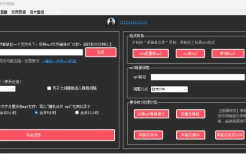 AI音视频混剪器