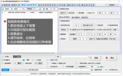 呆头鹅剪辑视频V100终极版：全自动批量混剪，轻松实现视频二次原创示例图1